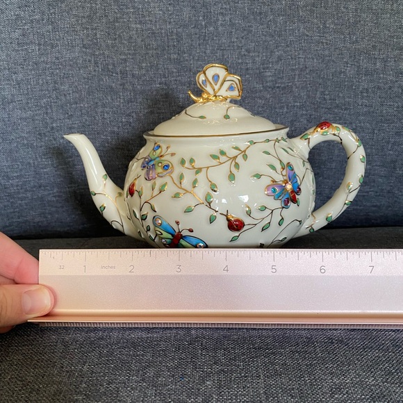 Lenox Summer Enchantment Teapot 2003🦋 - Picture 17 of 17